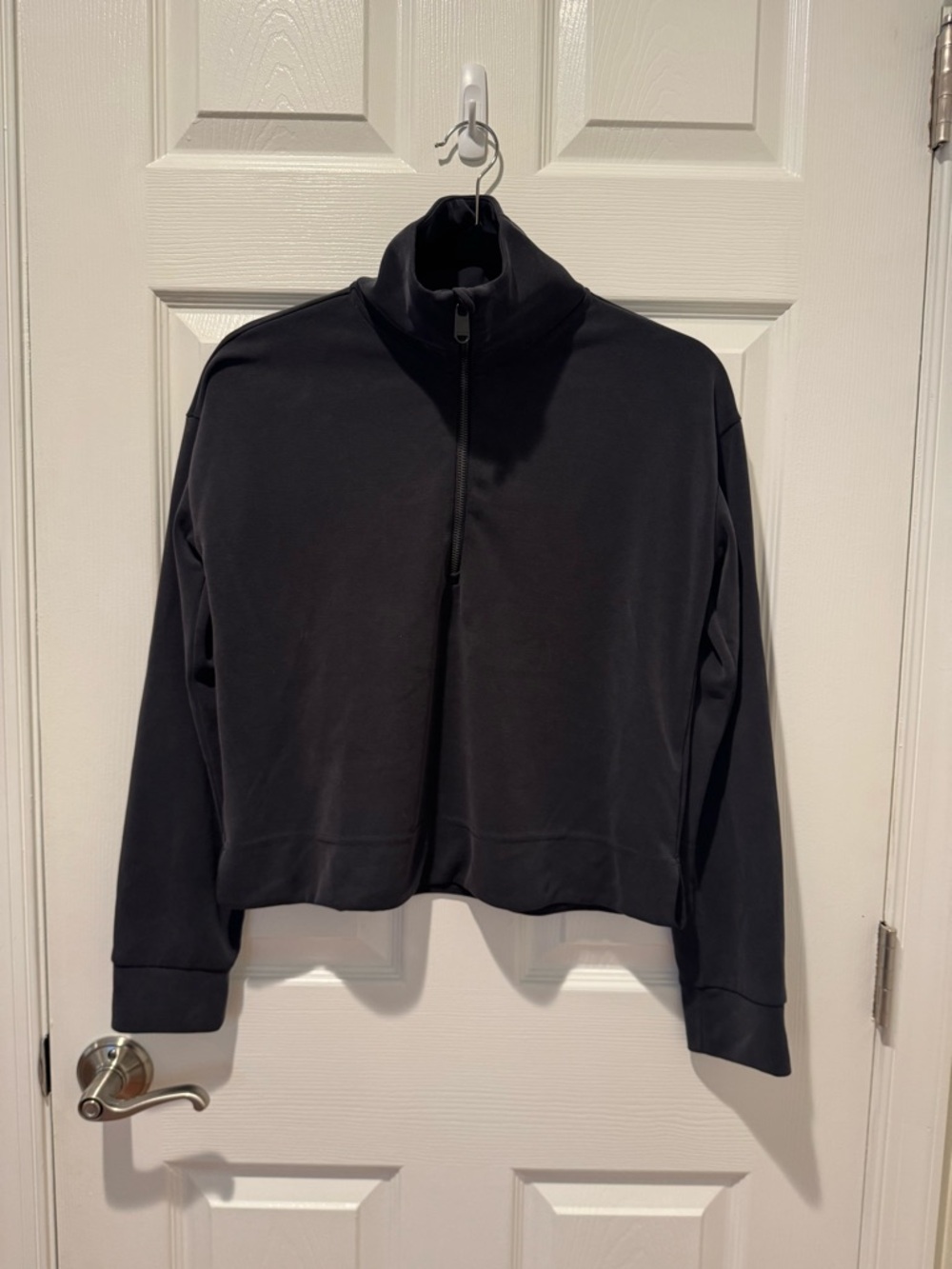 Athleta Seasoft 1/4 zip top with matching mid-rise jogger. Top xs, bot. S petite - Picture 2 of 7